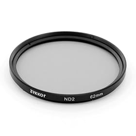 Zykkor 62mm Neutral Density ND2 0.3 ND 2 HD Optical Glass Filter