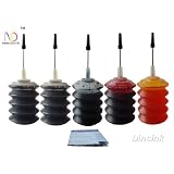 5x30ml ND Brand Premium Dye ink refill kit for HP 61 61XL and HP Deskjet 1050, 2050, 3050 All-in One printers