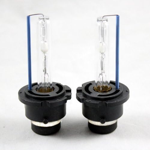 35W D2S Xenon HID Headlight Bulbs Low Beam - 4300K OEM White - One Pair Two Pieces