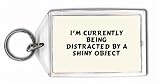 I'm currently being distracted by a Shiny Object Keychain