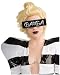 Lady Gaga Printed Black Glasses - Adult