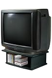 Drayton Two-tier Tv Turntable 13tv Black