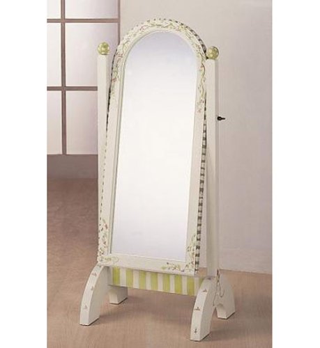 Soft Green Standing Mirror