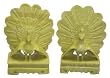 Peacock bookends, Hand Carved Stone Sculpture
