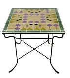 Achla CTS-RM Maize Square Side Table - Roses
