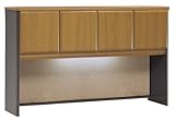 60" Hutch - Series A Natural Cherry Collection - Bush Office Furniture - WC ....