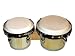 Light Wood Tunable Bongos with Tuning Key