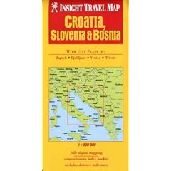 Insight Travel Map: Slovenia/Croatia/Bosnia