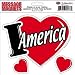 I Love America 3-in-1 Car Magnet