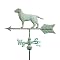 Roof Labrador Retriever Weathervane- Antiqued Copper
