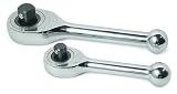 Titan 18202 2-Piece 1/4-Inch & 3/8-Inch Dr. Micro Gearless Ratchet Set