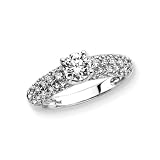 14K White Gold 1 1/2 ct. Diamond Engagement Ring
