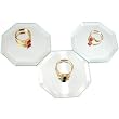 3 Octagon Mirrors Displays Jewelry Counter Showcase 2.5"