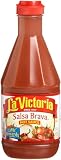 La Victoria Salsa Brava Red Hot Sauce, 15 -Ounce Plastic Bottles (Pack of 6)