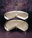 Amerock 28" Diameter Plastic Pie Cut Lazy Susan (Set) White