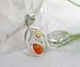 Completely Handcrafted - Designer Sterling Silver Amber Pendant