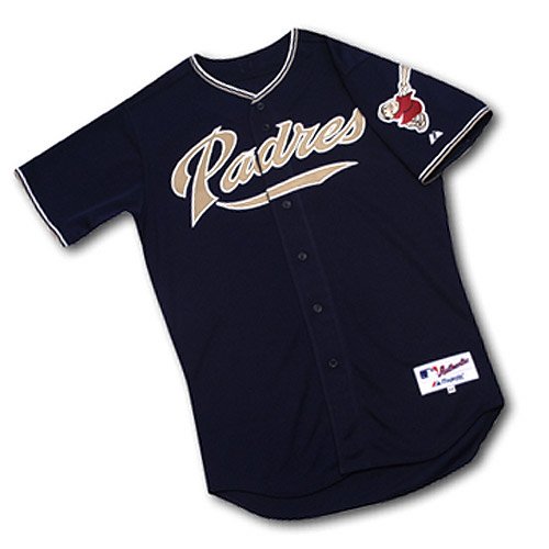 San Diego Padres Authentic Majestic Alternate Baseball Jersey