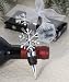 Elegant Snowflake Winter Wedding Theme Wine Stopper Favors, 1