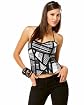 Mixed Plaid Patchwork Bustier main image