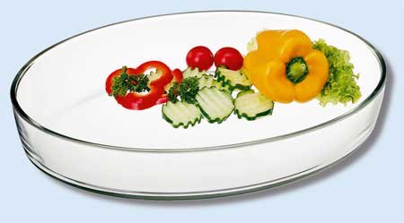 Brat und Backform oval