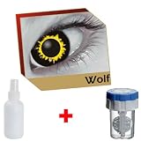 MesmerEyez XtremeEyez Wolf Coloured Disposable Contact Lenses Lens 3 Month Very High Quality