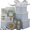 SCHEDULE YOUR DELIVERY DAY! Silver Swirls Gourmet Food Gift Tower
