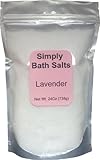 Simply Bath Salts, Lavender Bath Salts, with Organic Oils and Dead Sea Salt