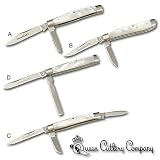 Queen Cutlery Mother of Pearl Folding Knives w/ Multiple Blades