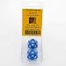 Blue Jumbo Dice with White Numbers D20 31mm Pack of 2 Wondertrail