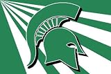 Michigan State University Spartans Door Mat Rug 20x30