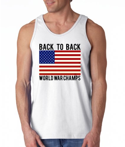 USA Back to Back World War Champs Men's Tank Top