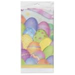 Easter Eggs Plastic Tablecloth 54" X 84"