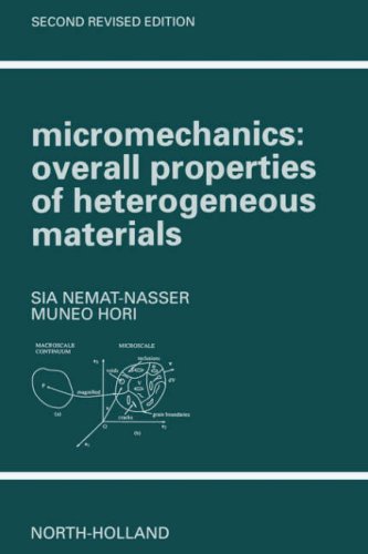 Cover image : Micromechanics: Overall Properties of Heterogeneous Materials (North-Holland Series in Applied Mathematics and Mechanics) (North-Holland Series in Applied Mathematics and Mechanics)