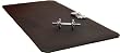 Yogamatte, Gymnastikmatte Fitnessmatte 190 x 102 x 1,5 cm schwarz