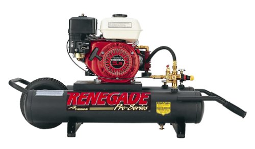 Thomas Compressors TG-550H 5-1/2 Horsepower Oiled Wheeled Twin Pontoon Gas Compressor