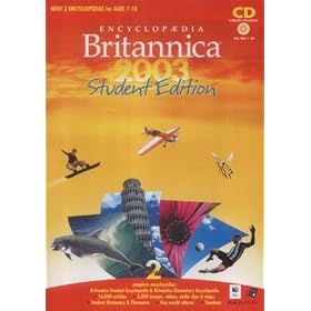 Encyclopaedia Britannica 2003 Student Edition (Ages 7+)