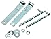 Zinc Bolt Hook & Strap Hinge, 6