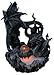 Double Dragons Statue with Mist Maker