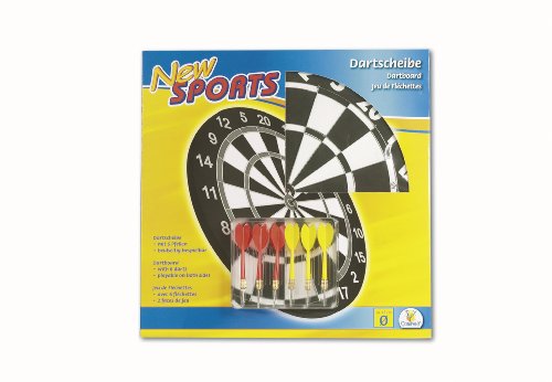 The Toy Company 563087 - NEW SPORTS Dartboard mit 6 Pfeilen Preisvergleich