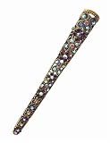 Hair Clip - Banana Style - Amethyst Mix Crystal (70)
