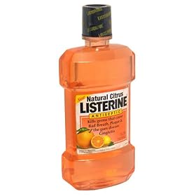 Listerine Antiseptic Mouthwash, Natural Citrus - 1 L
