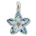 Sterling Silver, Paua Shell, Moonstone and Cassiopeia Topaz Pendant by Sajen