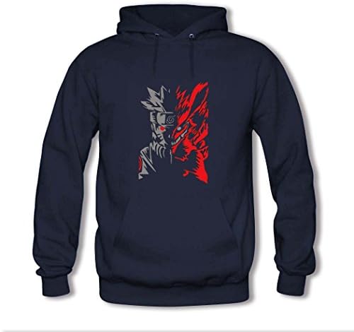 Vaci Printing Custom Anime Hokage Ninjia Naruto Gildan Kids Boys And Girls Classic Hoodie Sweatshirt Gray