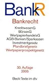 Bankrecht (BankR)