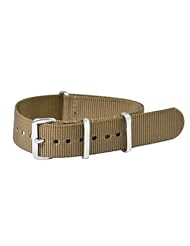 Premium 20mm Solid Desert Tan - Nylon Nato Ballistic Military Watch Band Strap G-10 Fits All Watches!!!