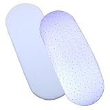 Pack of 2 Fitted Cotton Moses Basket Sheets - 1 White & 1 Pink Spot Design