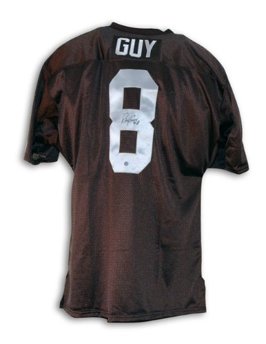 Ray Guy Autographed/Hand Signed Oakland Raiders Black Throwback Jersey