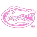 Florida Gators Pink Gator Head Logo Decal