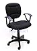 Kitchen & Housewares : Black Fabric Office Chair w/Arms, Gas Lift & Great Student or Computer Chair