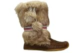 Juicy Couture - Juicy Couture Faux Fur and Leather Anya Cognac Winter Boots